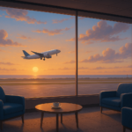 Flight attendant supporting their mental health and connection on a layover